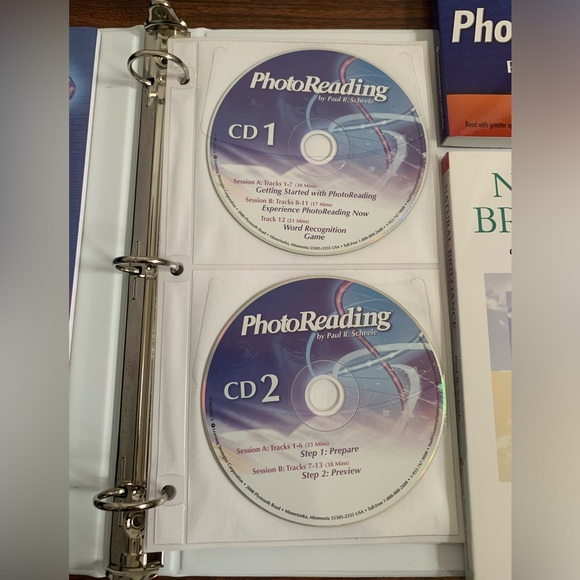 Paul Scheele - PHOTOREADING. 8 CDs, 2 books & Bonus 3-Ring Binder SEALED - Picture 6 of 10